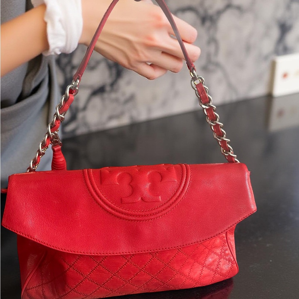 Tory Burch leather handbag like new - Picture 9 of 13